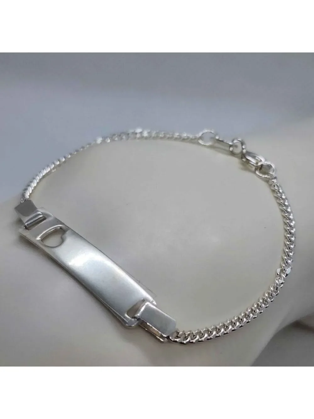 NEW   Sterling Silver 925 Heart Bracelet